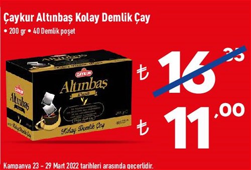 Çaykur Altınbaş Kolay Demlik Çay 200 gr image