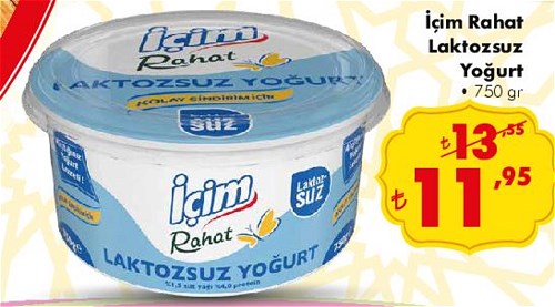 İçim Rahat Laktozsuz Yoğurt 750 gr image