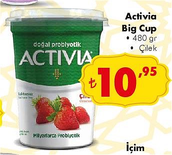 Activia Big Cup 480 gr Çilek image