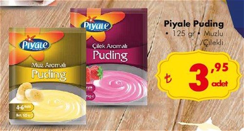 Piyale Puding 125 gr Muzlu/Çilekli image