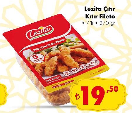 Lezita Çıtır Kıtır Fileto 7'li 270 gr image