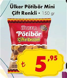 Ülker Pötibör Mini Çift Renkli 150 gr image