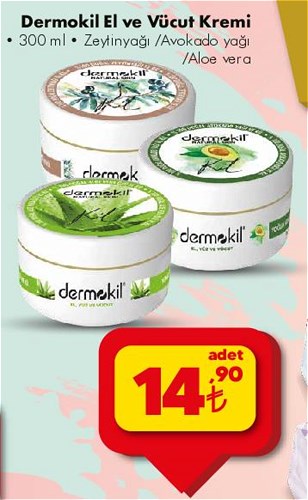 Dermokil El ve Vücut Kremi 300 ml image