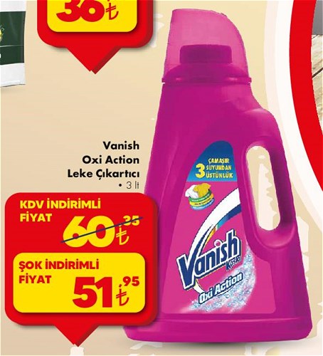 Vanish Oxi Action Leke Çıkarıcı 3 lt image