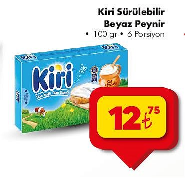 Kiri Sürülebilir Beyaz Peynir 100 gr 6 Porsiyon image