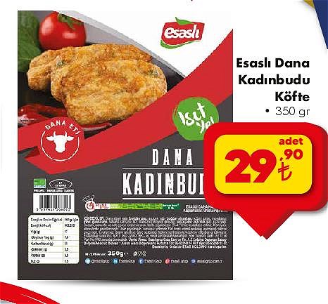 Esaslı Dana Kadınbudu Köfte 350 gr image