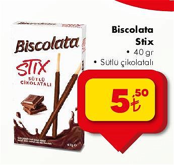 Biscolata Stix 40 gr Sütlü Çikolatalı image