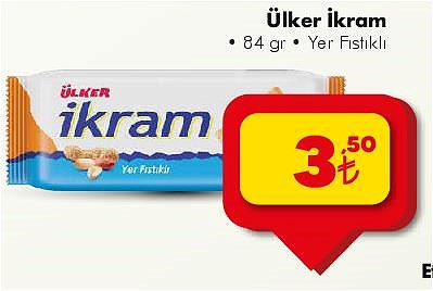 Ülker İkram Yer Fıstıklı 84 gr image