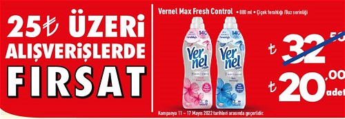 Vernel Max Fresh Control 880 ml image