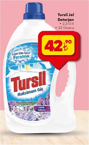 Tursil jel Deterjan 2,310 lt 33 Yıkama image