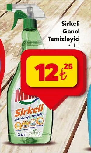 Mintax Sirkeli Genel Temizleyici 1 lt image