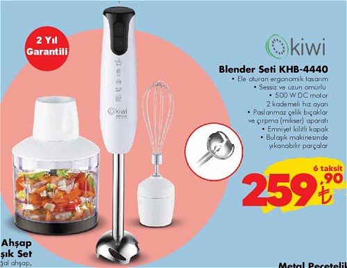 Kiwi Blender Seti KHB-4440 500 W image