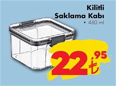 Kilitli Saklama Kabı 460 ml image