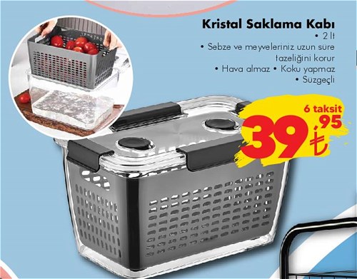 Kristal Saklama Kabı 2 lt image