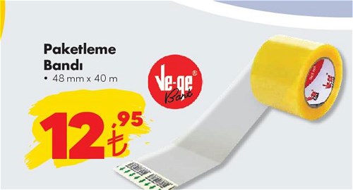 Ve-ge Paketleme Bandı 48 mm x 40 m image