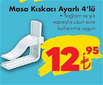 Masa Kıskacı Ayarlı 4'lü image