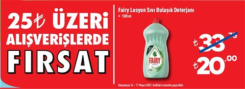 Fairy Losyon Sıvı Bulaşık Deterjanı 1500 ml image