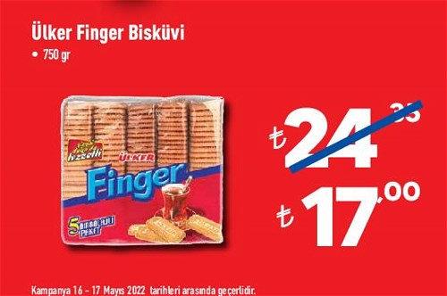 Ülker Finger Bisküvi 750 gr image