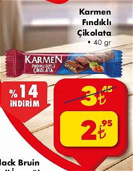 Karmen Fındıklı Çikolata 40 gr image