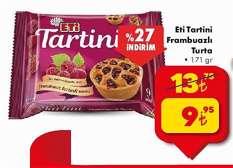Eti Tartini Frambuazlı Turta 171 gr image