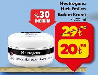 Neutrogena Hızlı Emilen Bakım Kremi 200 ml image