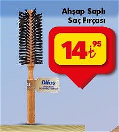 Ahşap Saplı Saç Fırçası image