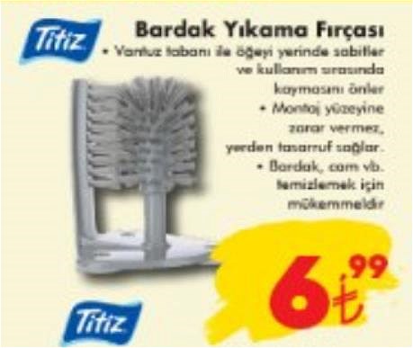 Titiz Bardak Yıkama Fırçası  image