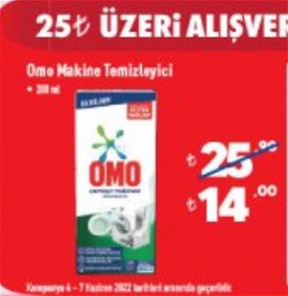 Omo Makine Temizleyici 200 ml image