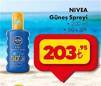 Nivea Güneş Spreyi 200 ml 50+SPF image