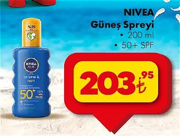 Nivea Güneş Spreyi 200 ml 50+SPF image