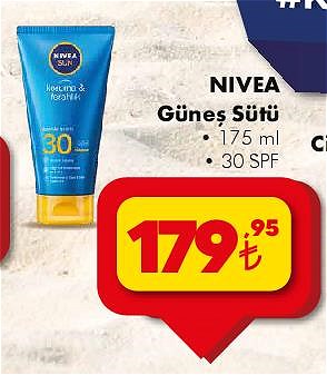 Nivea Güneş Sütü 175 ml 30 SPF image