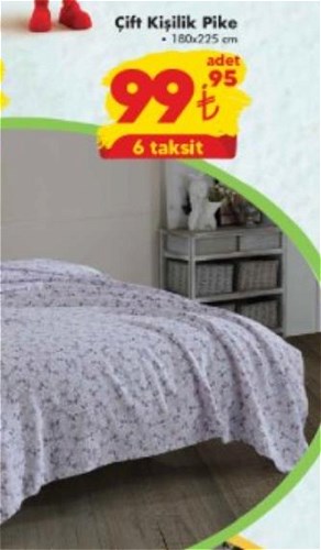 Çift Kişilik Pike 180x225 cm image