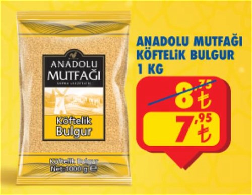 Anadolu Mutfağı Köftelik Bulgur 1 kg image
