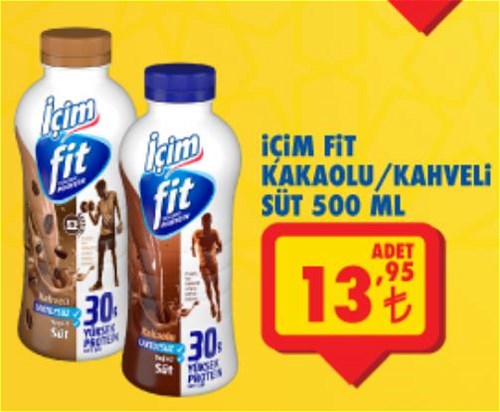 İçim Fit Kakaolu/Kahveli Süt 500 ml image