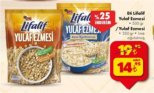 Eti Lifalif Yulaf Ezmesi 500 gr/350 gr image