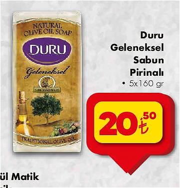 Duru Geleneksel Sabun Prinalı 5x160 gr image