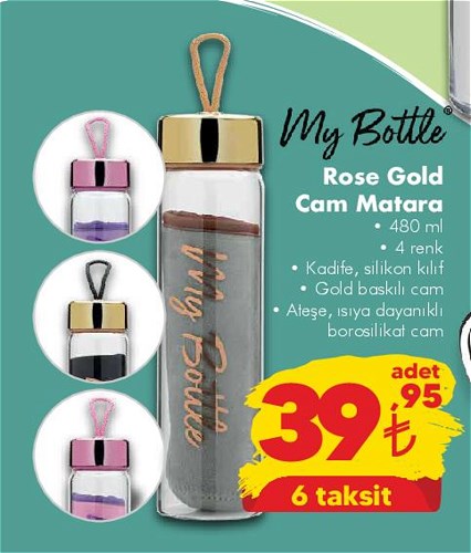 My Bottle Rose Gold Cam Matara 480 ml image