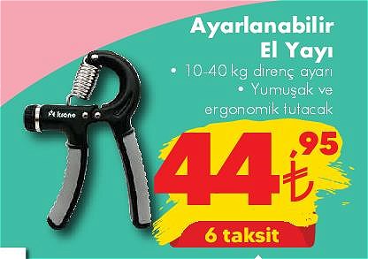 Krone Ayarlanabilir El Yayı 10-40 kg Direnç Ayarı image