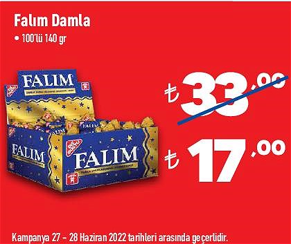 Falım Damla 100'lü 140 gr image