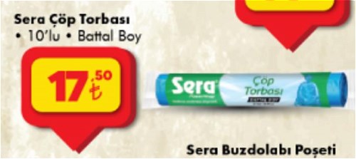 Sera Çöp Torbası 10'lu Battal Boy image