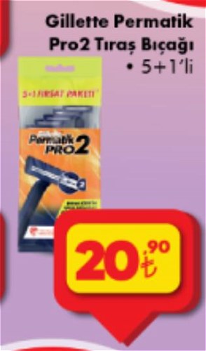 Gillette Permatik Pro2 Tıraş Bıçağı 5+1'li image