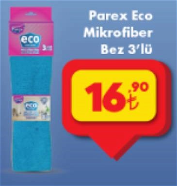 Parex Eco Mikrofiber Bez 3'lü image