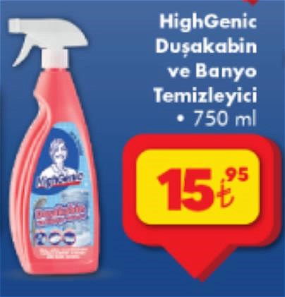 HighGenic Duşakabin ve Banyo Temizleyici 750 ml image