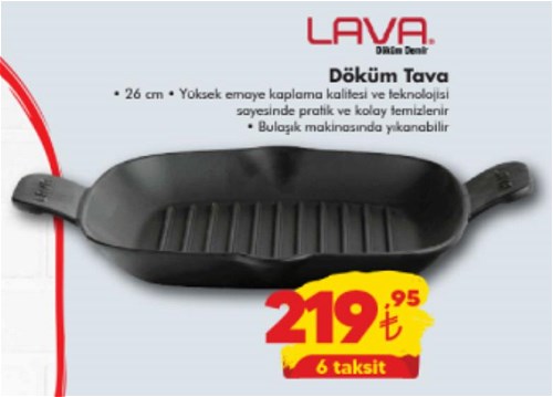 Lava Döküm Tava 26 cm image