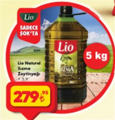 Lio Natural Sızma Zeytinyağı 5 lt image