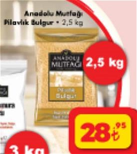 Anadolu Mutfağı Pilavlık Bulgur 2.5 kg image