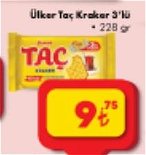 Ülker Taç Kraker 3'lü 228 gr image