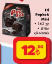 Eti Popkek Mini  Bitter Çikolatalı 162 gr image