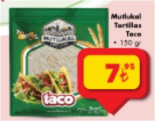 Mutlukal Tortillas Taco 150 gr image