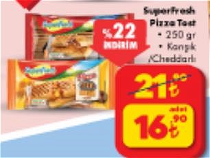 SuperFresh Pizza Tost 250 gr Çeşitleri image